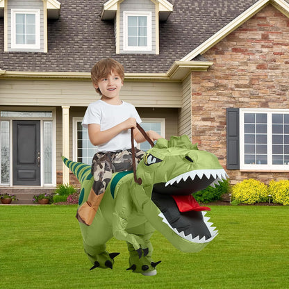 Ventayo – Inflatable T-Rex Costume for Kids with Easy Inflate Design | Fun Halloween Adventure