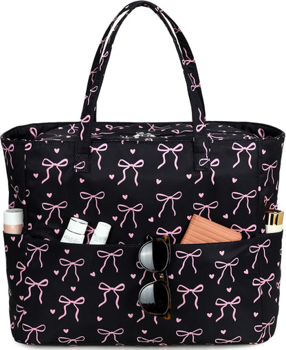Ventayo – Coastal Collection | Large Waterproof Beach Tote Bag with Zipper & Wet Pocket | Versatile for Travel, Gym, and Grocery