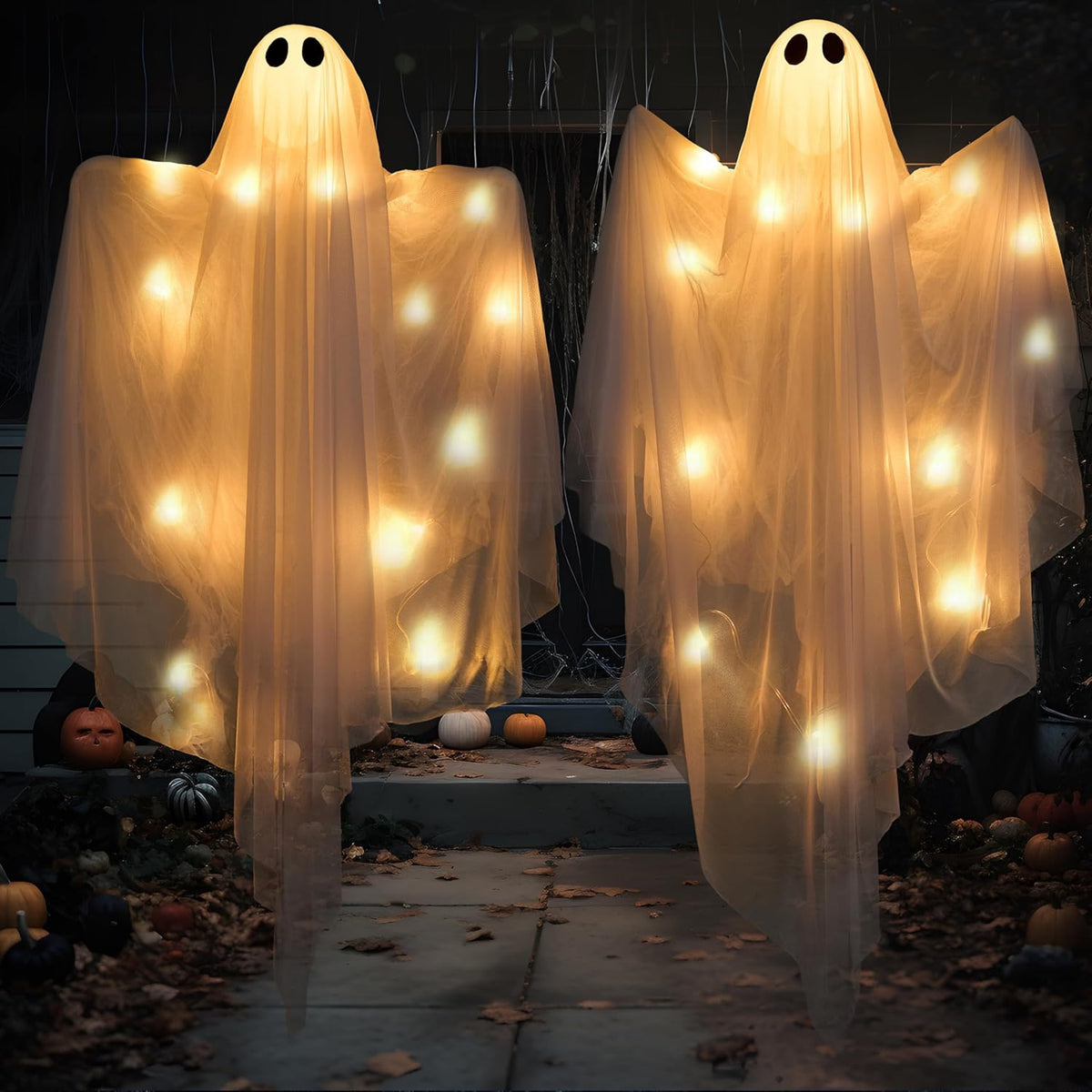 2 Pcs 35.5” Halloween Light up Hanging Ghost – Ventayo