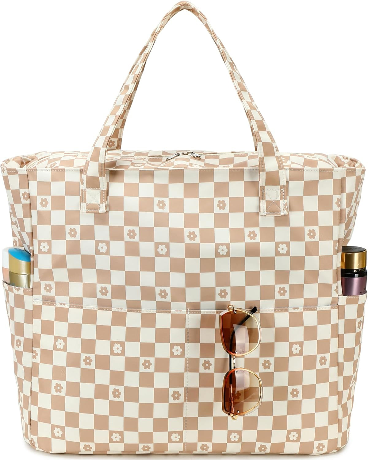 Ventayo – Coastal Collection | Large Waterproof Beach Tote Bag with Zipper & Wet Pocket | Versatile for Travel, Gym, and Grocery