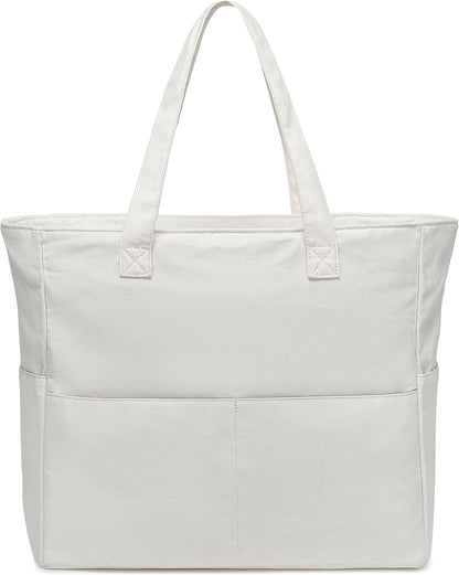 Ventayo – Coastal Collection | Large Waterproof Beach Tote Bag with Zipper & Wet Pocket | Versatile for Travel, Gym, and Grocery