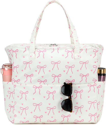 Ventayo – Coastal Collection | Large Waterproof Beach Tote Bag with Zipper & Wet Pocket | Versatile for Travel, Gym, and Grocery