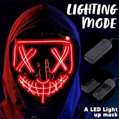 LED Scary Mask And Gloves (red) – Ventayo