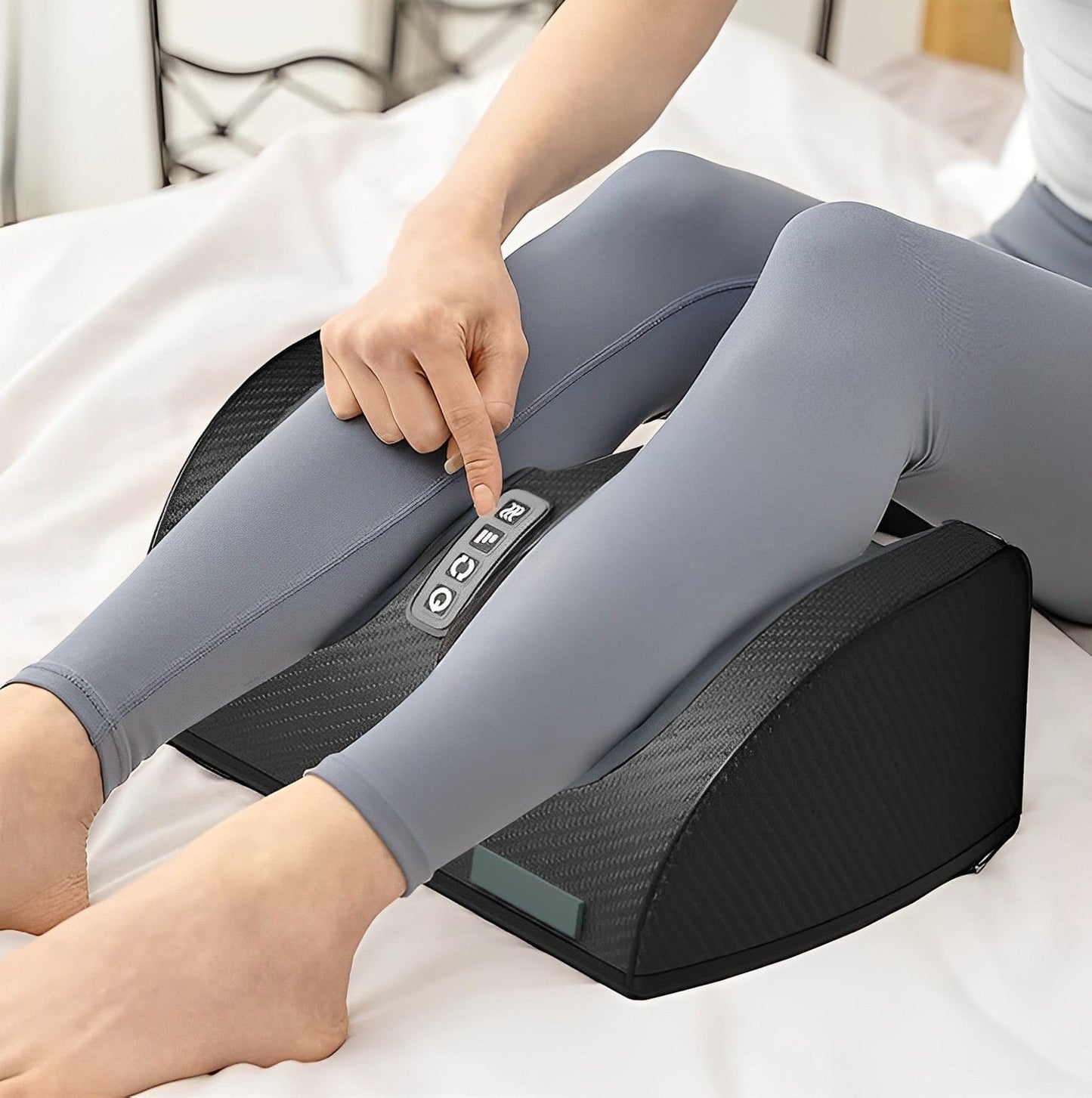Foot & Calf Massager with Kneading and Air Compression – Heat, Adjustable Intensity, Daily Relaxation