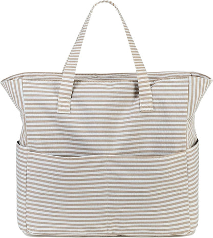 Ventayo – Coastal Collection | Large Waterproof Beach Tote Bag with Zipper & Wet Pocket | Versatile for Travel, Gym, and Grocery