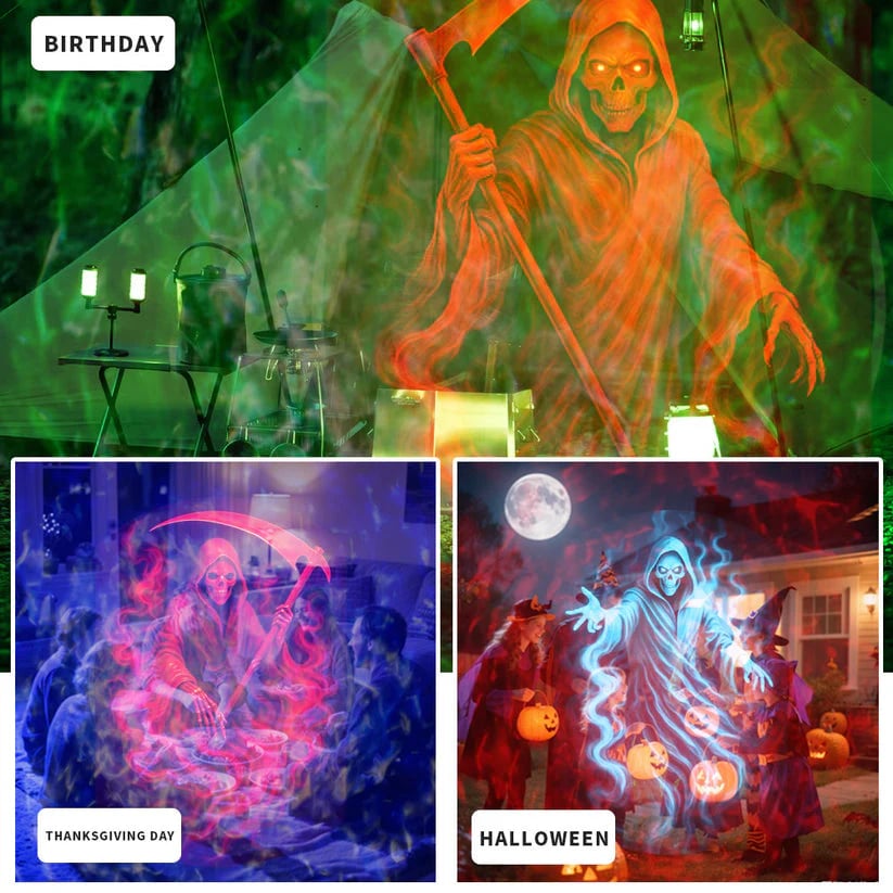 ShadowGlow – Dynamic Skull Projection Light