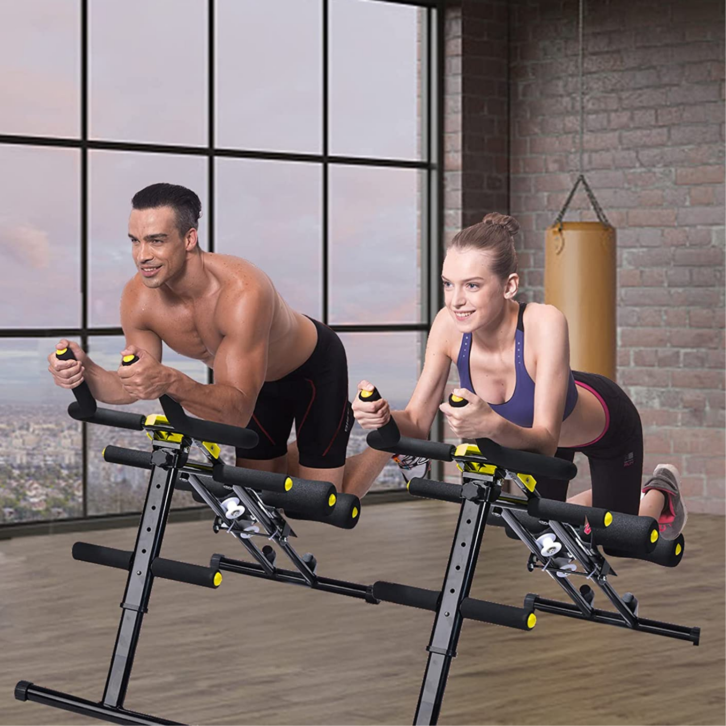 AbsPro | Heavy Duty Core Strengthening Home Ab Workout Crunch Exerciser Machine
