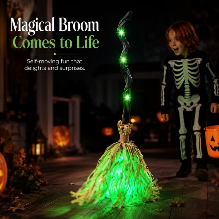 Ventayo – Motion Activated Halloween Broom Light