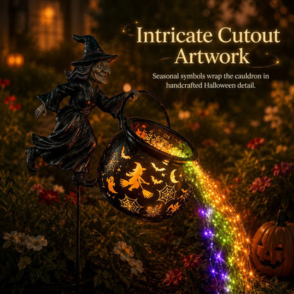 ShadowGlow – Halloween Witch Garden Light
