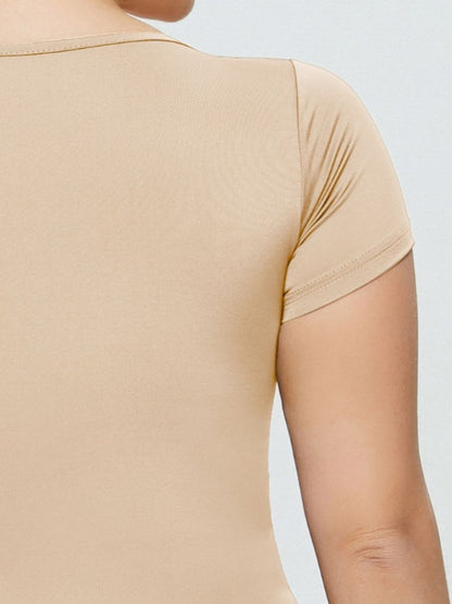 ContourFlex Classic Square Neck Short Sleeve Bodysuit