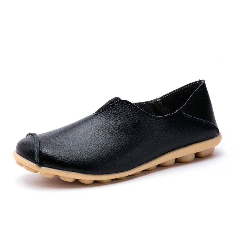 Laveen Casual Flat Heel Cow Tendon Low-Top Shoes