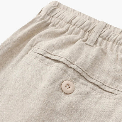 COMO Men’s Linen Shorts – Lightweight, Breathable & Adjustable Drawstring Waist