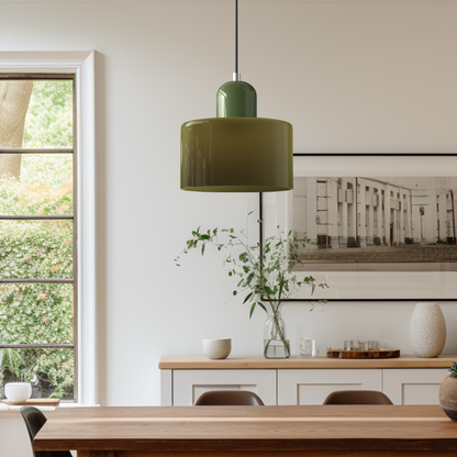 Bauhaus Small Glass Pendant Light