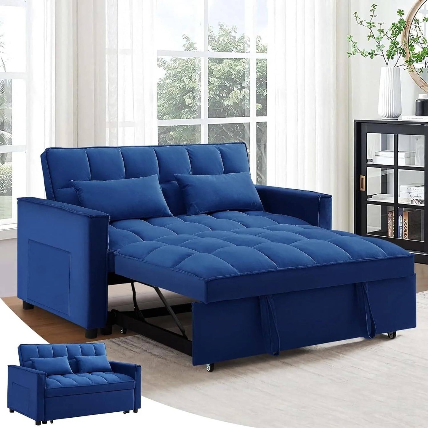 Pull-Out Sleeper Sofa Bed