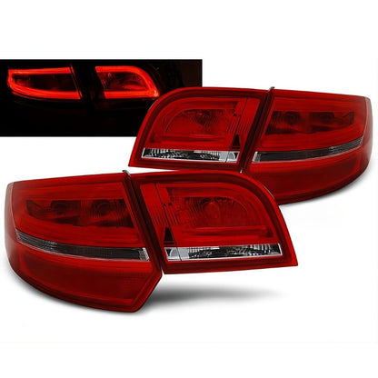 Feux arrière LED Audi A3 8PA Sportback 2004-2008 rouge