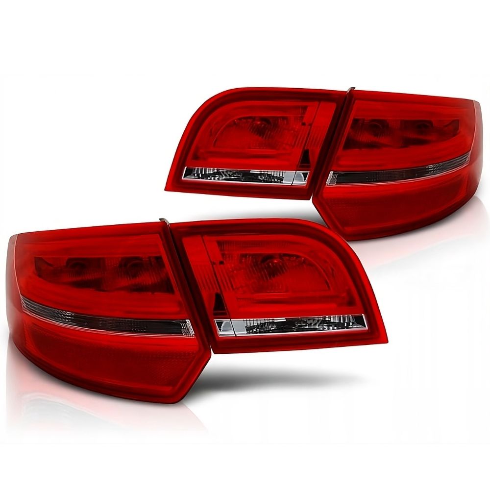 Feux arrière LED Audi A3 8PA Sportback 2004-2008 rouge