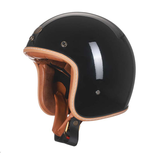 Ventayo – Series | Vintage Motorcycle Helmet with DOT & ECE Certification | Low Profile Design for Safe Riding