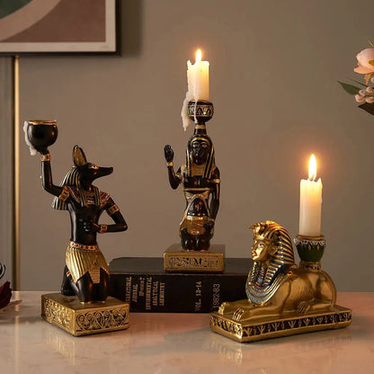 Ancient Egyptian Candle Holders