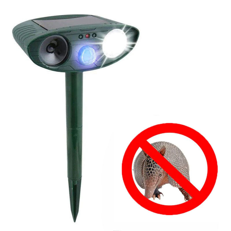 Ultrasonic Armadillo Repeller - Solar Powered