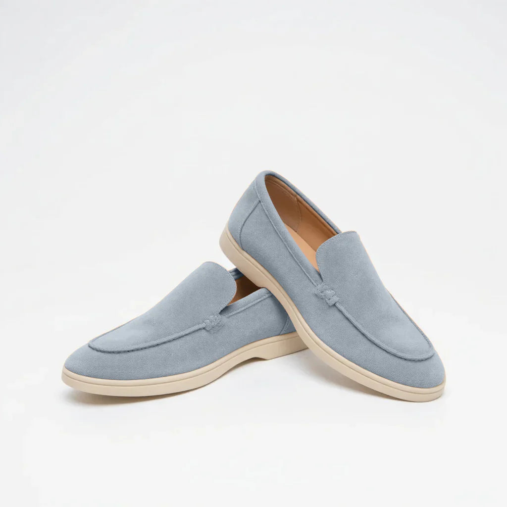 MONACO Old Money Suede Loafers for Men – Premium Suede, Sleek Design & Breathable Interior