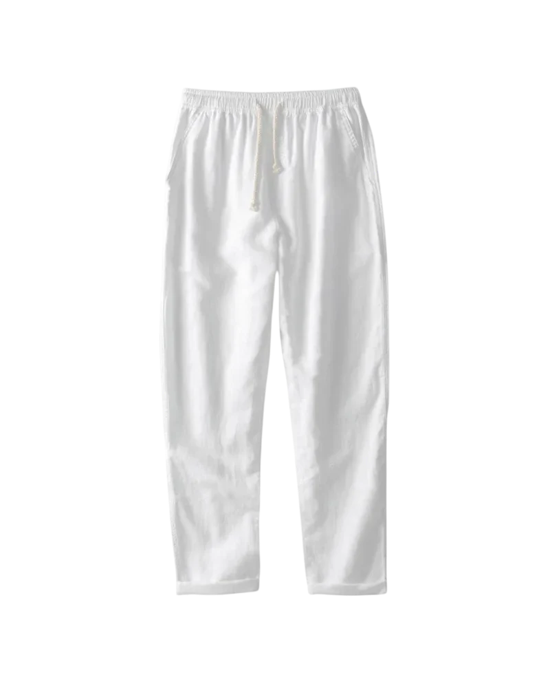Marbella Oro Men’s Summer Outfit Set – Lightweight Shirt & Cotton-Linen Trousers