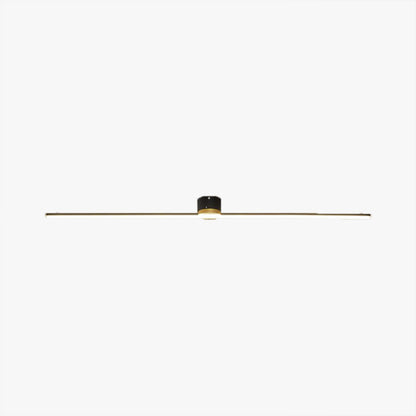 Lineaire inbouw plafondlamp zwart/wit