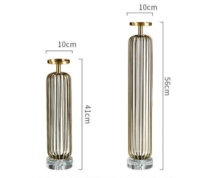 Belevue Brass Candle Holder