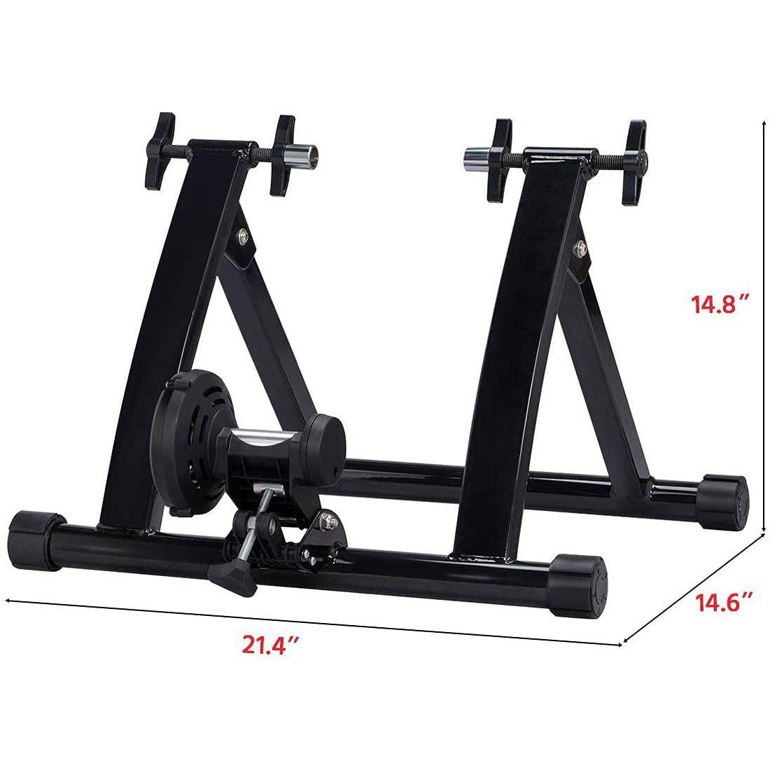 Trainer per bici - Supporto per bici fissa - Supporto per trainer bici indoor - Supporto magnetico per trainer bici - Supporto per esercizi bici - Supporto bici per ciclismo indoor