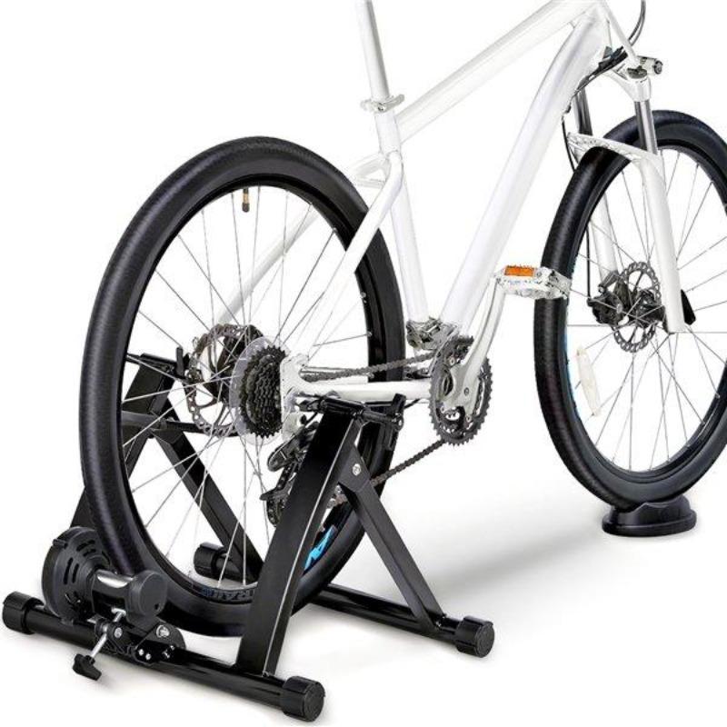 Trainer per bici - Supporto per bici fissa - Supporto per trainer bici indoor - Supporto magnetico per trainer bici - Supporto per esercizi bici - Supporto bici per ciclismo indoor