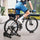 Trainer per bici - Supporto per bici fissa - Supporto per trainer bici indoor - Supporto magnetico per trainer bici - Supporto per esercizi bici - Supporto bici per ciclismo indoor