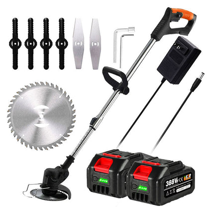Cordless Grass Strimmer – Battery Powered Garden Trimmer with Steel Blades | Ventayo