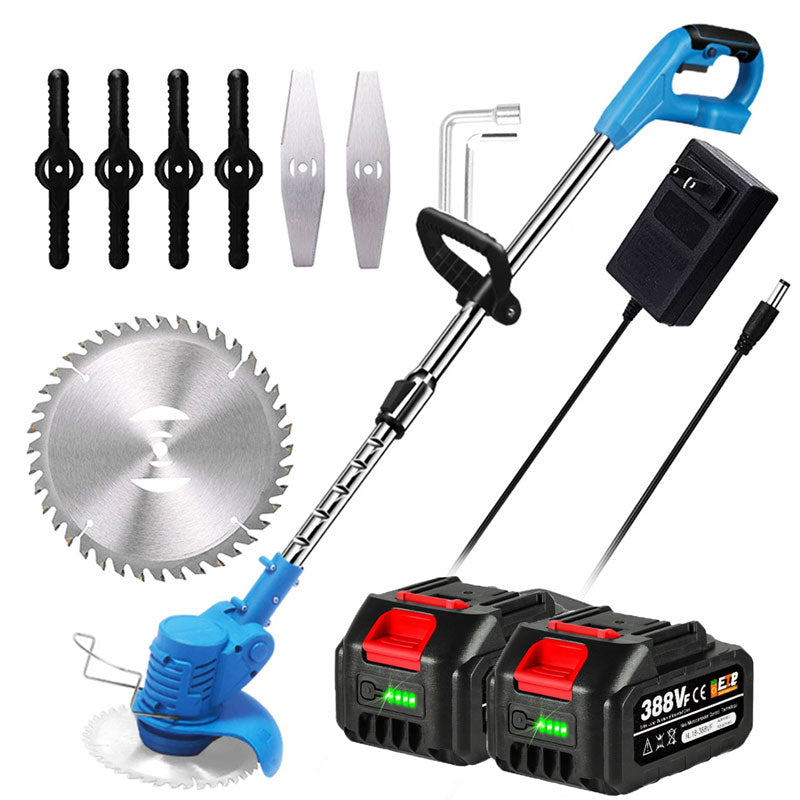 Cordless Grass Strimmer – Battery Powered Garden Trimmer with Steel Blades | Ventayo