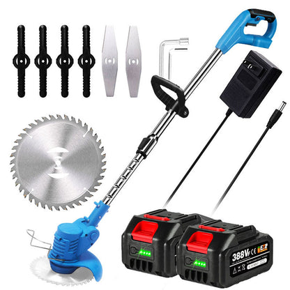 Cordless Grass Strimmer – Battery Powered Garden Trimmer with Steel Blades | Ventayo