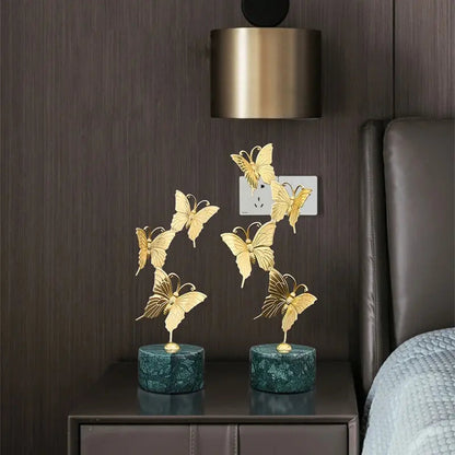 Brass Butterfly Accents