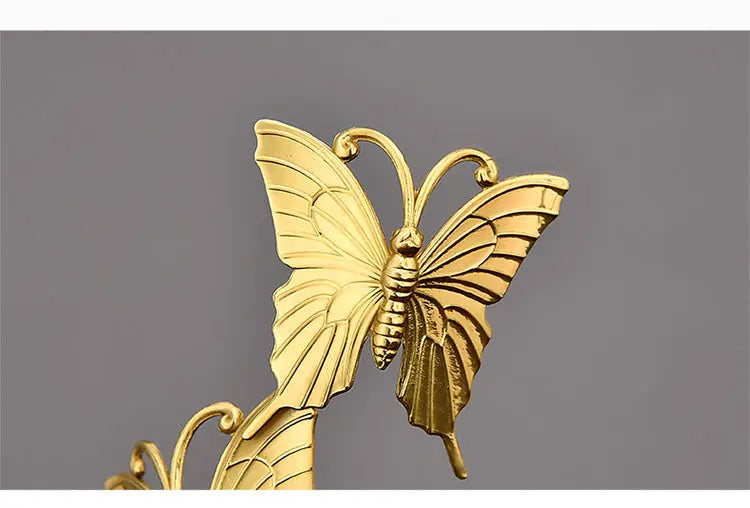 Brass Butterfly Accents