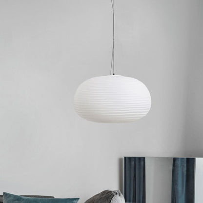 Lámpara colgante simple de vidrio/metal de diseño