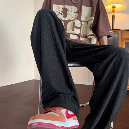 NAKSAN Jacquard Pants – Men’s Cotton-Blend Oversized Fit Jacquard Trousers