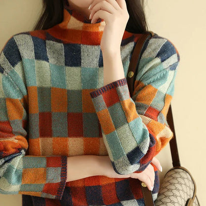 Canvas-Inspired Cozy Sweater