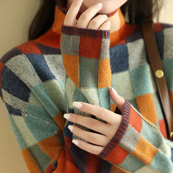 Canvas-Inspired Cozy Sweater