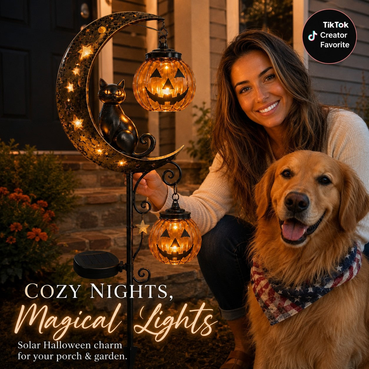 MoonGlow – Solar Halloween Garden Light