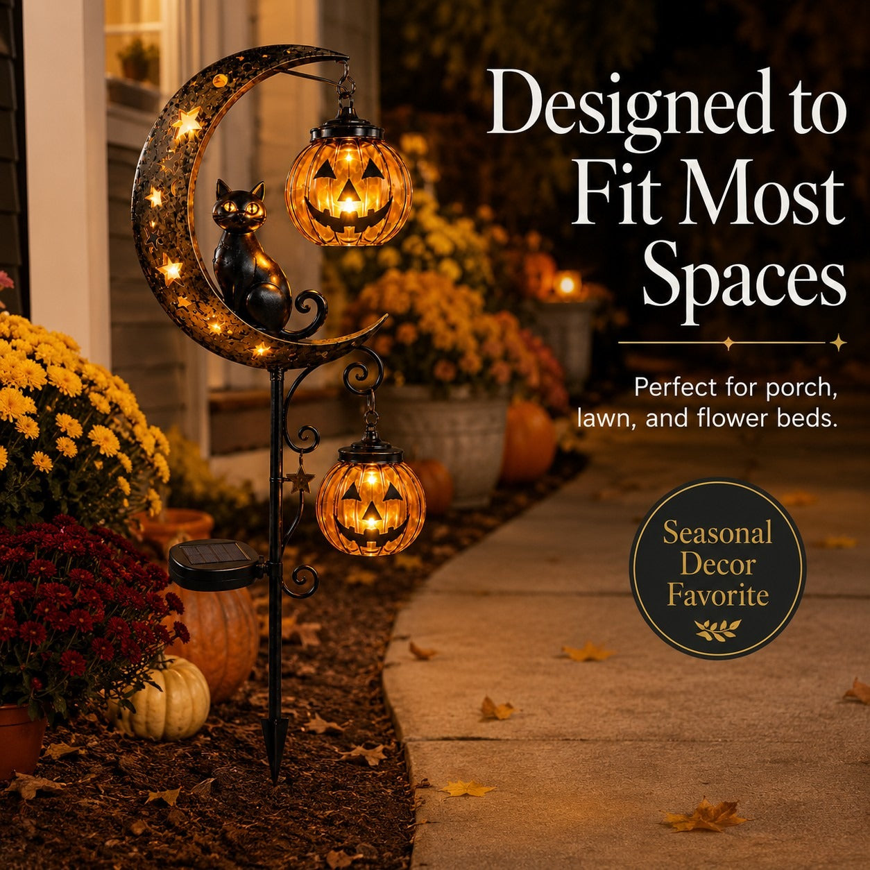 MoonGlow – Solar Halloween Garden Light