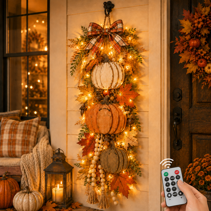 Wooden Pumpkin Porch Hanging Decor – Ventayo
