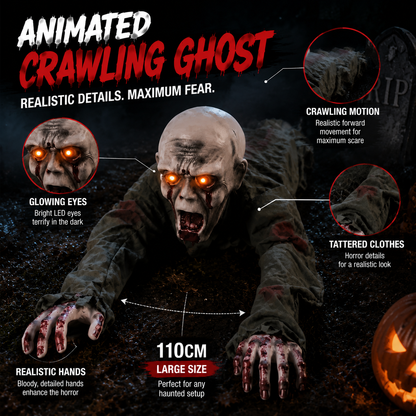 HauntGlow – Realistic Crawling Ghost Outdoor Decoration