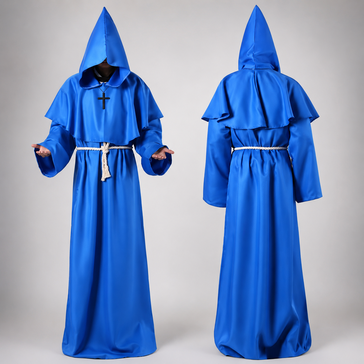 Ventayo – Classic Nun Costume | Adult Halloween Robe with Full-Length Design | Perfect for Themed Events