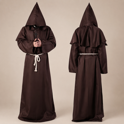 Ventayo – Classic Nun Costume | Adult Halloween Robe with Full-Length Design | Perfect for Themed Events