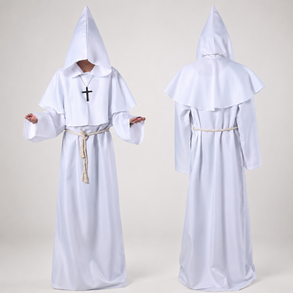 Ventayo – Classic Nun Robe Costume | Full-Length Design for Women | Ideal for Halloween and Themed Events