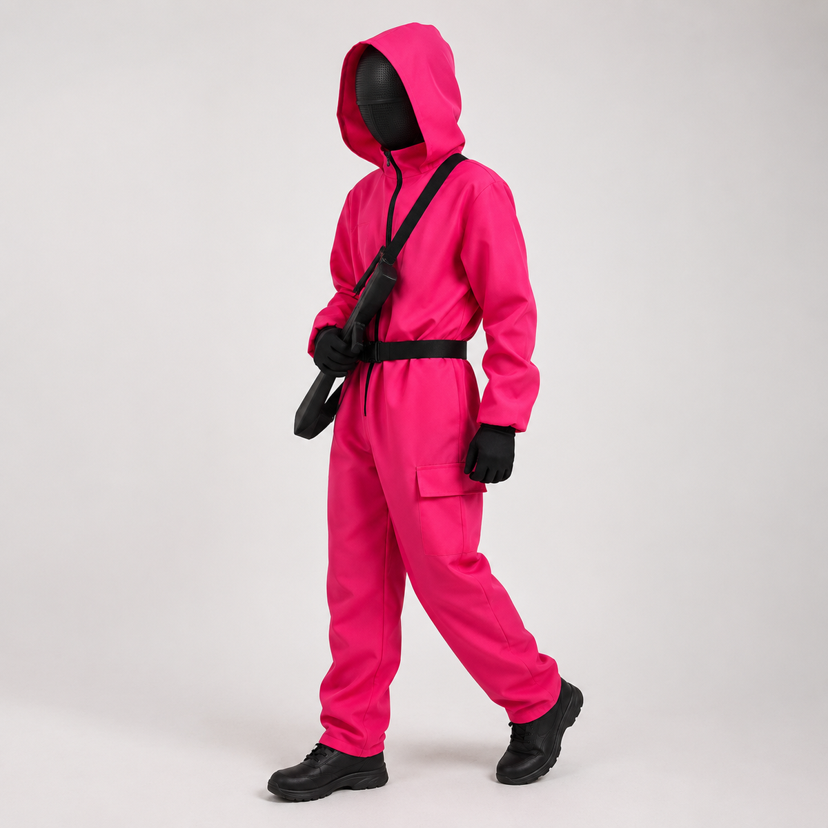 Ventayo – Costume Collection | Hooded Jumpsuit with Full Face Mask | Complete Look for Halloween Fun