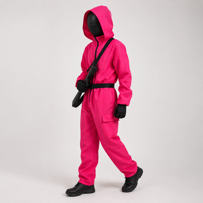 Ventayo – Costume Collection | Hooded Jumpsuit with Full Face Mask | Complete Look for Halloween Fun