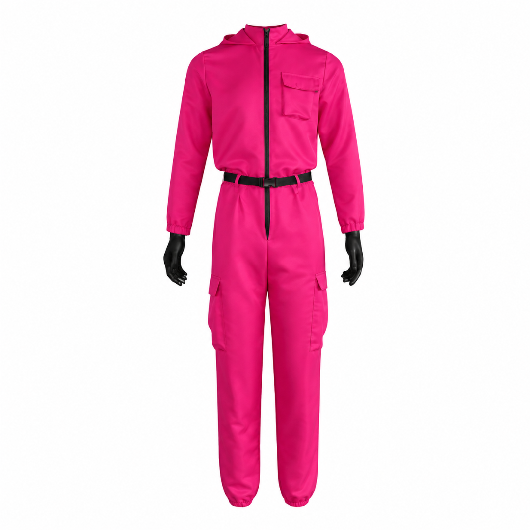 Ventayo – Costume Collection | Hooded Jumpsuit with Full Face Mask | Complete Look for Halloween Fun