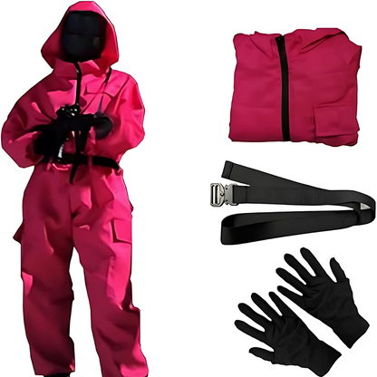 Ventayo – Costume Collection | Hooded Jumpsuit with Full Face Mask | Complete Look for Halloween Fun